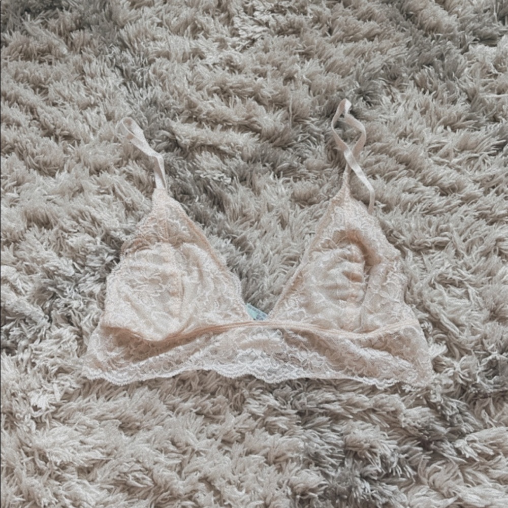 Frankie Pheonix light pink lace bralette
